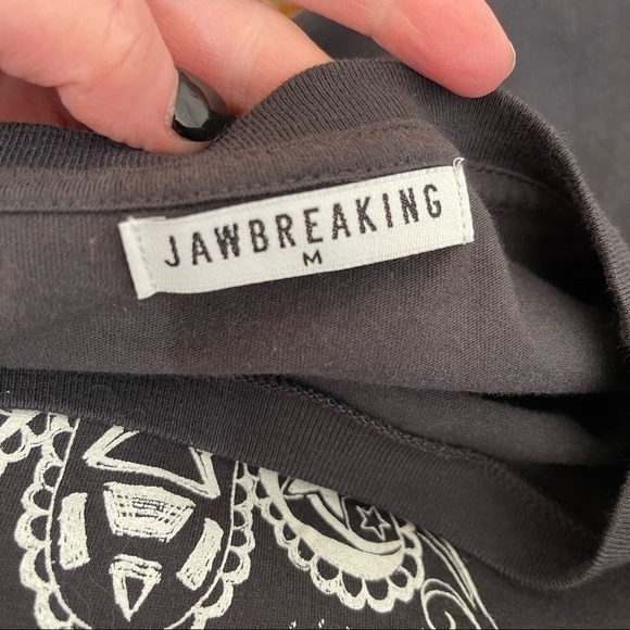 JAWBREAKING Long Sleeve Streetwear Skull and Bones “Start Living” Tee - Picture 9 of 10